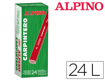 24 lápices Alpino carpintero